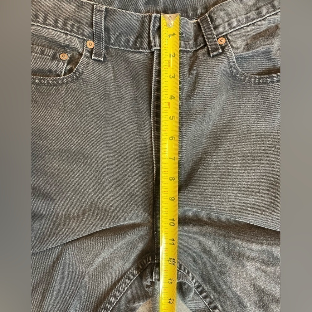 Levi’s 550 classic straight leg denim men’s jeans black 34 waist zipper fly - Picture 9 of 15